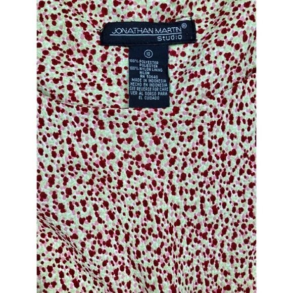 Vintage Johnathan Martin speckled print dress - Picture 4 of 4